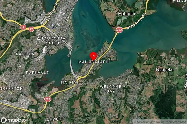 Maungatapu, Bay of Plenty Satellite Map