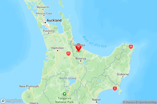 Oropi, Bay of Plenty Region Map