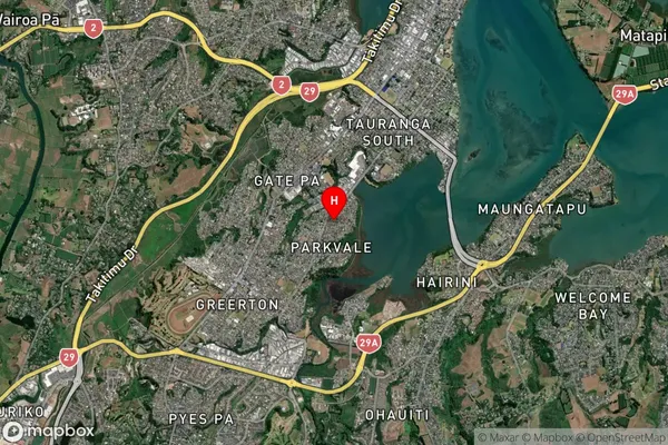 Parkvale, Bay of Plenty Satellite Map