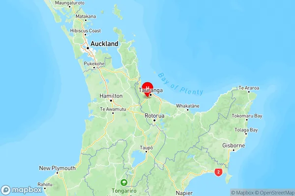 Tauriko, Bay of Plenty Region Map