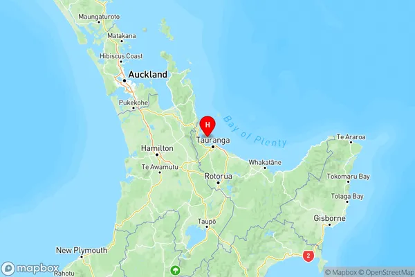 Matakana Island, Bay of Plenty Region Map