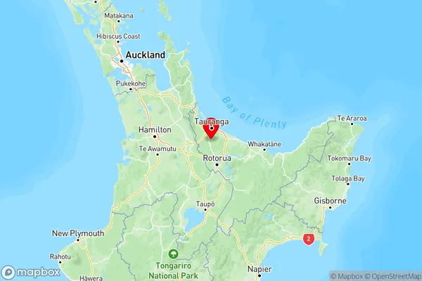 Oropi, Bay of Plenty Region Map