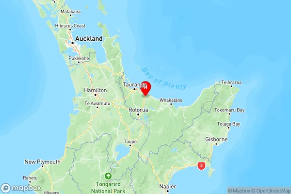 Paengaroa, Bay of Plenty Region Map