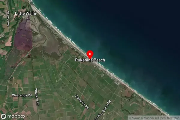 Pukehina, Bay of Plenty Satellite Map