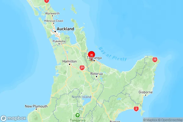 Te Puna, Bay of Plenty Region Map
