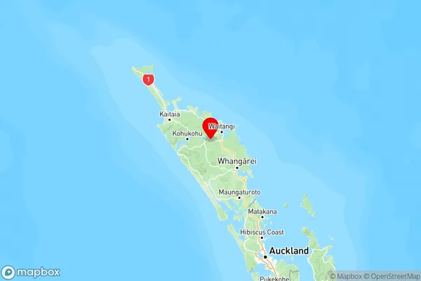 Ohaeawai, Northland Region Map