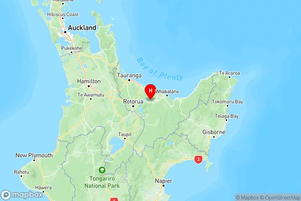 Manawahe, Bay of Plenty Region Map