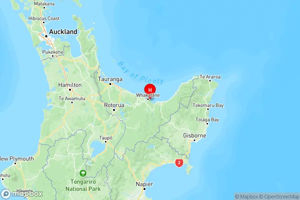 Ohope, Bay of Plenty Region Map