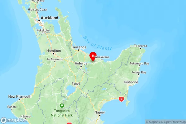 Rotoma, Bay of Plenty Region Map