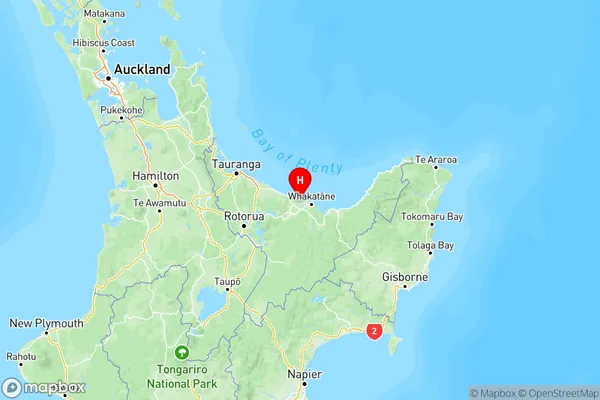 Thornton, Bay of Plenty Region Map