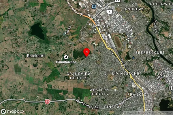 Baverstock, Waikato Satellite Map