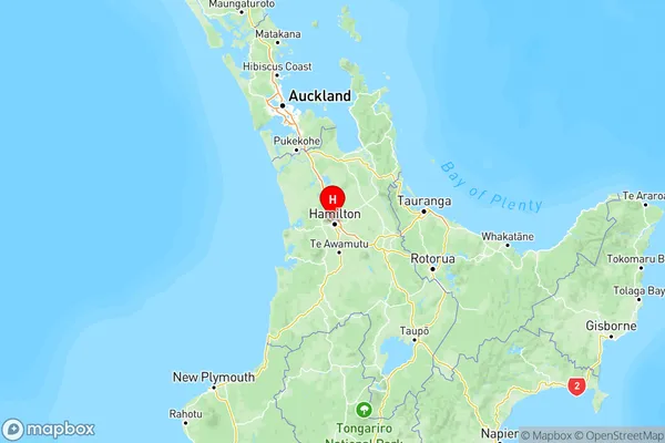 Beerescourt, Waikato Region Map