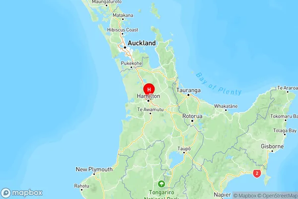 Enderley, Waikato Region Map