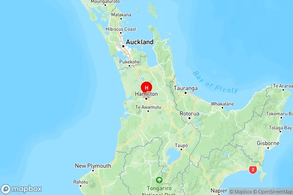 Fairfield, Waikato Region Map