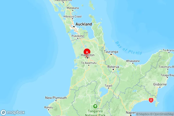 Frankton, Waikato Region Map