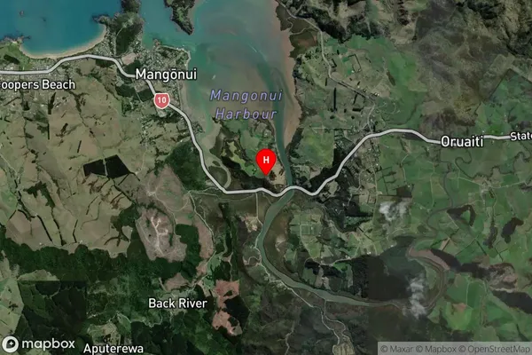 Paewhenua Island, Northland Satellite Map