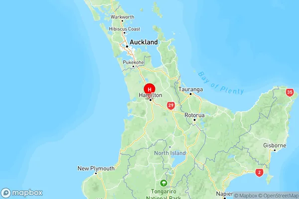 Maeroa, Waikato Region Map