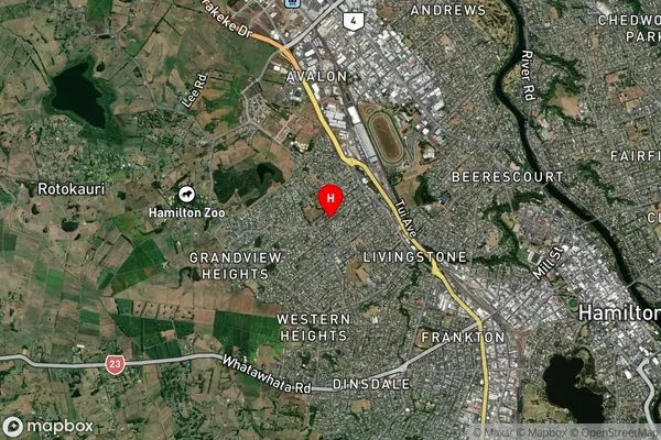 Nawton, Waikato Satellite Map