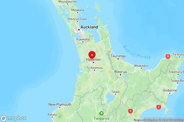 Northgate, Waikato Region Map