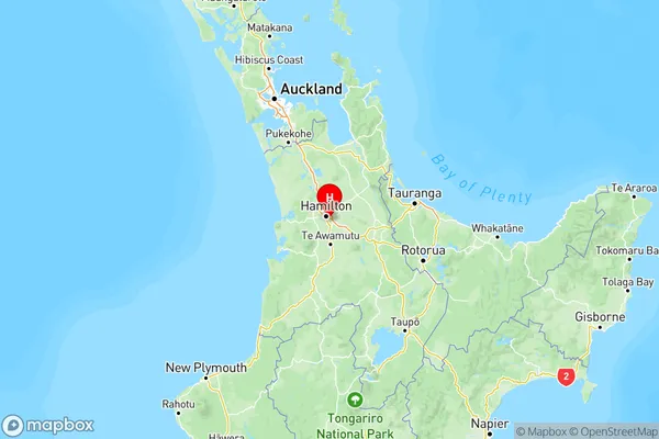 Peacocke, Waikato Region Map