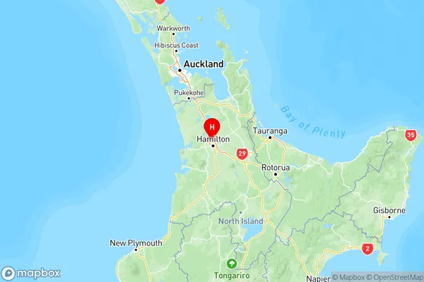 Rototuna North, Waikato Region Map