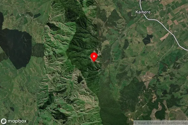 Kaihere, Waikato Satellite Map