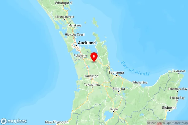 Mangatarata, Waikato Region Map