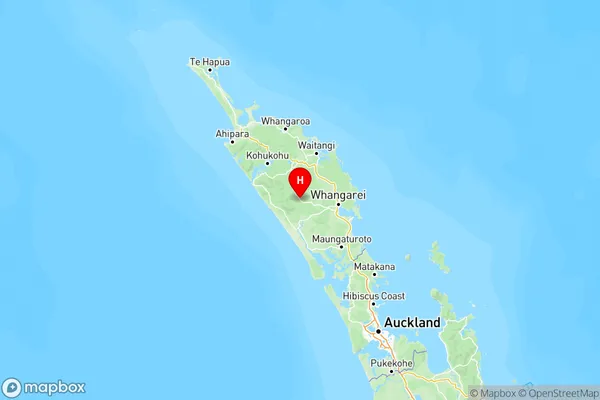 Pakotai, Northland Region Map