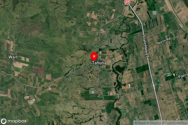 Tahuna, Waikato Satellite Map