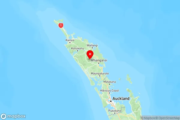 Pipiwai, Northland Region Map