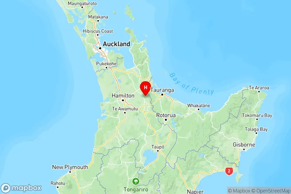 Wardville, Waikato Region Map