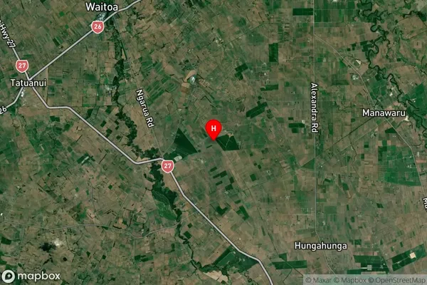 Matamata-Piako, Waikato Satellite Map