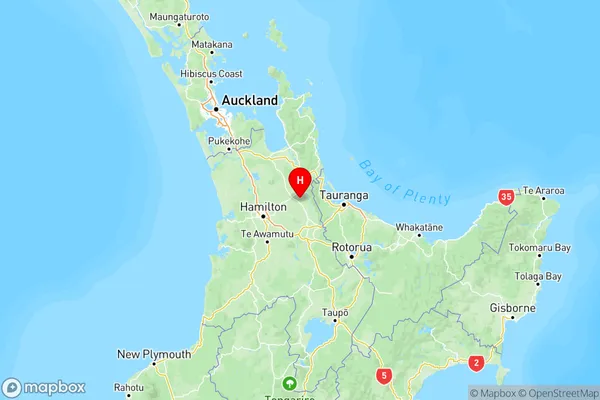 Matamata-Piako, Waikato Region Map