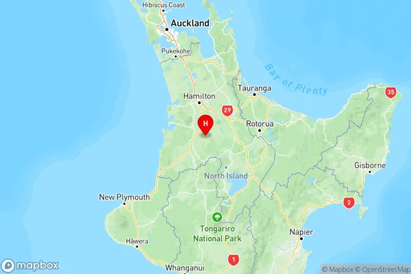Maihiihi, Waikato Region Map