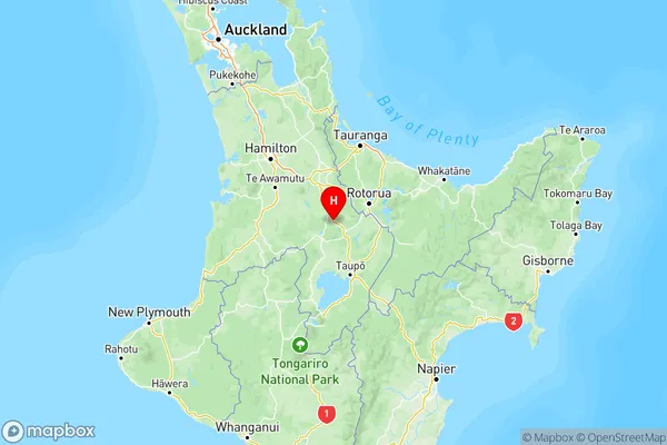 Kinleith, Waikato Region Map