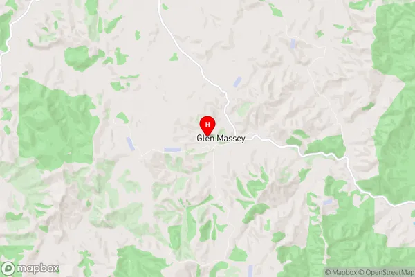 Glen Massey, Waikato Region Map