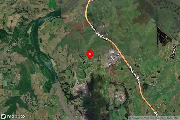 Hampton Downs, Waikato Satellite Map