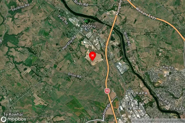 Horotiu, Waikato Satellite Map