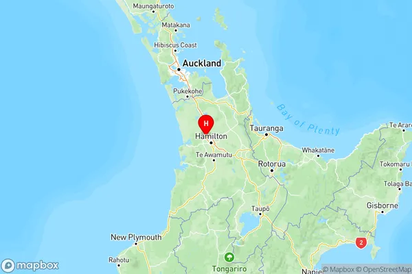 Horotiu, Waikato Region Map