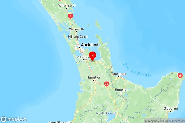 Maramarua, Waikato Region Map