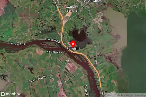 Rangiriri, Waikato Satellite Map