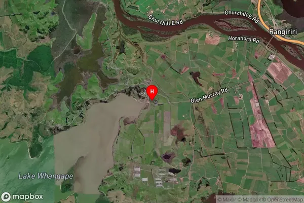 Rangiriri West, Waikato Satellite Map