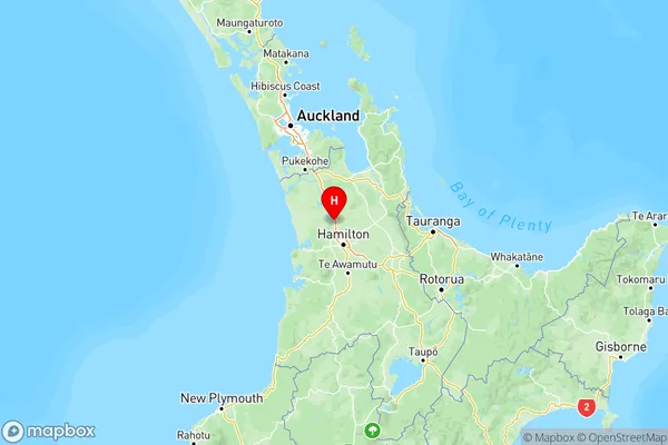 Taupiri, Waikato Region Map