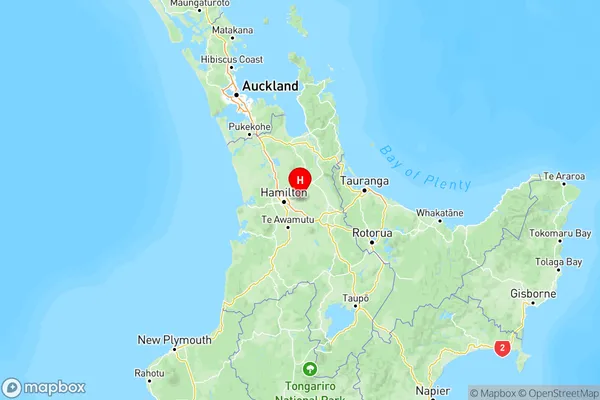 Tauwhare, Waikato Region Map