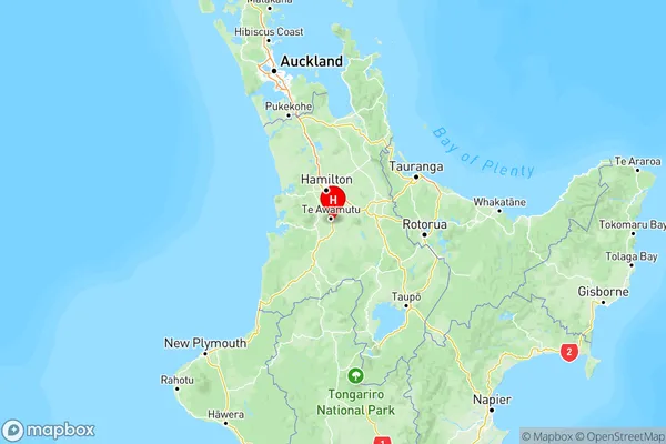 Kihikihi, Waikato Region Map