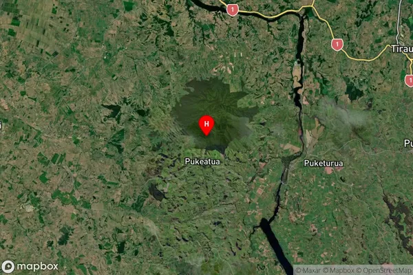 Pukeatua, Waikato Satellite Map