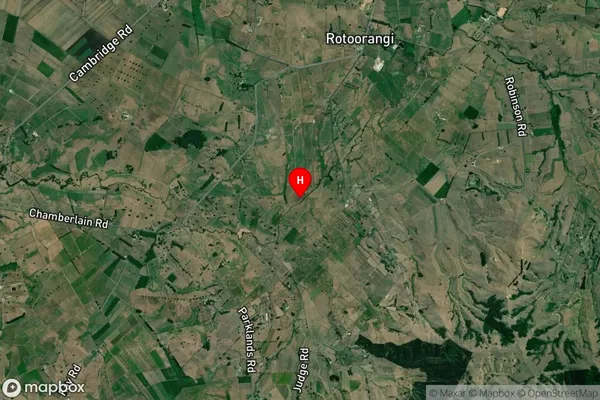 Rotoorangi, Waikato Satellite Map