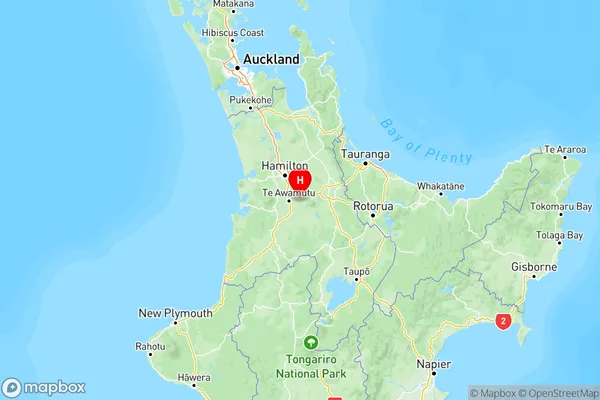 Rotoorangi, Waikato Region Map