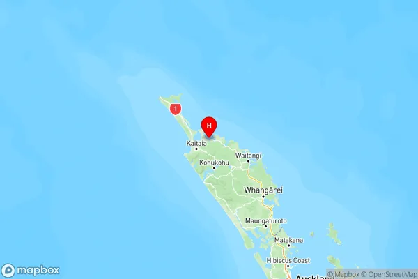 Taipa, Northland Region Map