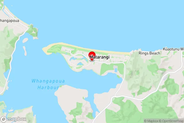 Matarangi, Waikato Region Map